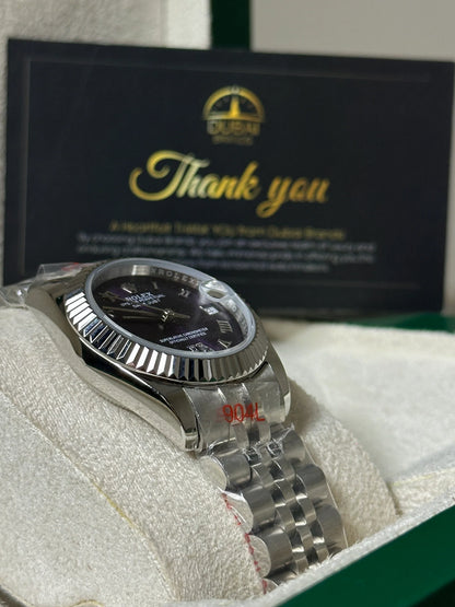 Rolex Datejust – Purple Roman Dial with Diamond VI